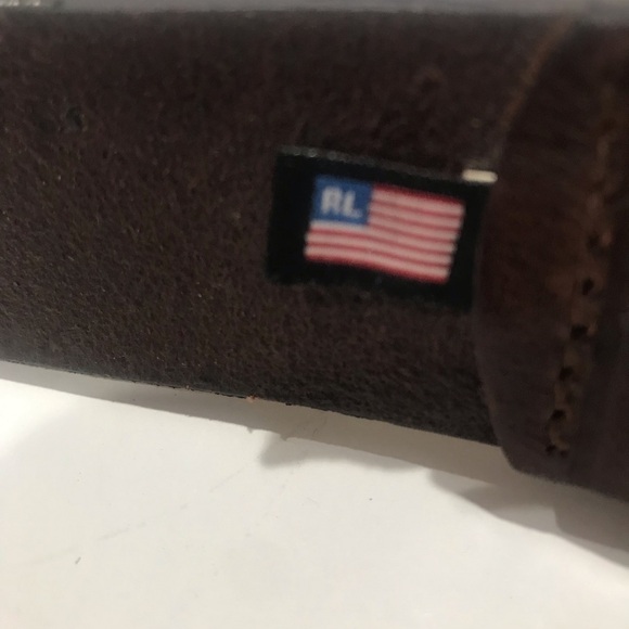 Polo brown leather belt 32” - Picture 5 of 6